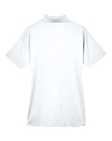 UltraClub 8610L Ladies' Cool & Dry 8-Star Elite Performance Interlock Polo #color_WHITE