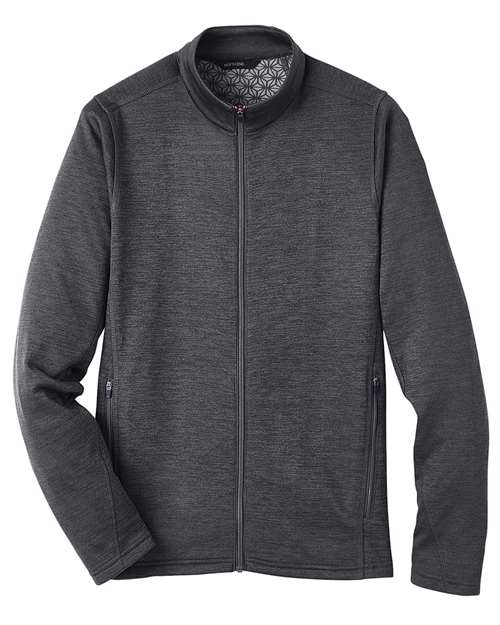 North End NE712 Men's Flux 2.0 Full-Zip Jacket #color_BLK HTHR/ CARBON