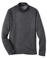 North End NE712 Men's Flux 2.0 Full-Zip Jacket #color_BLK HTHR/ CARBON