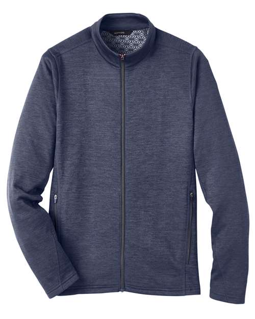 North End NE712 Men's Flux 2.0 Full-Zip Jacket #color_CLSC NVY HT/ CRB