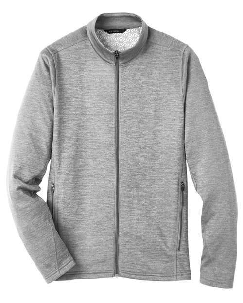 North End NE712 Men's Flux 2.0 Full-Zip Jacket #color_LT HTHR/ CARBON