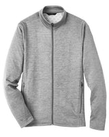 North End NE712 Men's Flux 2.0 Full-Zip Jacket #color_LT HTHR/ CARBON