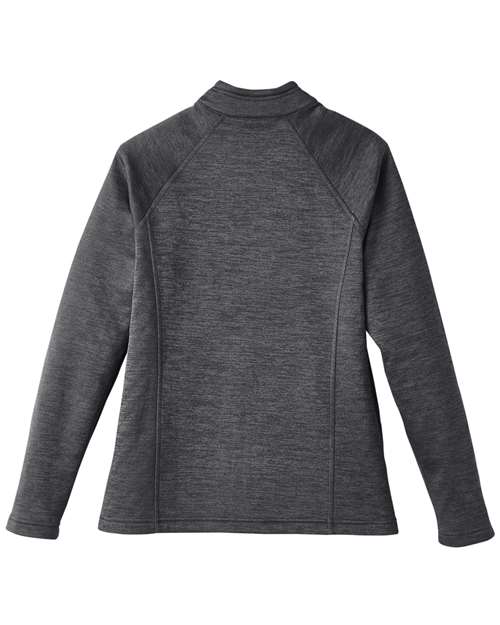 North End NE712W Ladies Flux 2.0 Full-Zip Jacket #color_BLK HTHR/ CARBON