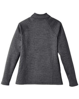 North End NE712W Ladies Flux 2.0 Full-Zip Jacket #color_BLK HTHR/ CARBON