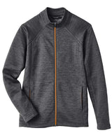North End NE712W Ladies Flux 2.0 Full-Zip Jacket #color_BLK HTH/ OR SODA