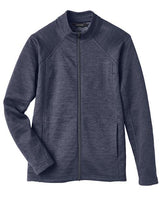 North End NE712W Ladies Flux 2.0 Full-Zip Jacket #color_CLSC NVY HT/ CRB