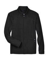 North End 88172 Men's Voyage Fleece Jacket #color_BLACK