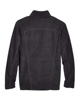 North End 88172 Men's Voyage Fleece Jacket #color_HEATHER CHARCOAL