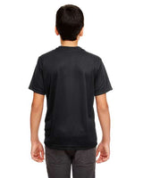 UltraClub 8620Y Youth Cool & Dry Basic Performance T-Shirt #color_BLACK