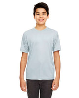 UltraClub 8620Y Youth Cool & Dry Basic Performance T-Shirt #color_GREY