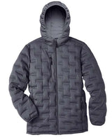 North End NE708 Men's Loft Puffer Jacket #color_CARBON/ BLACK
