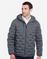 North End NE708 Men's Loft Puffer Jacket #color_CARBON/ BLACK
