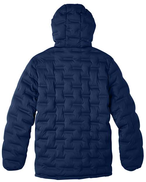 North End NE708 Men's Loft Puffer Jacket #color_CLASSC NVY/ CRBN