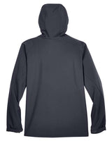 North End 88166 Men's Prospect Two-Layer Fleece Bonded Soft Shell Hooded Jacket #color_FOSSIL GREY