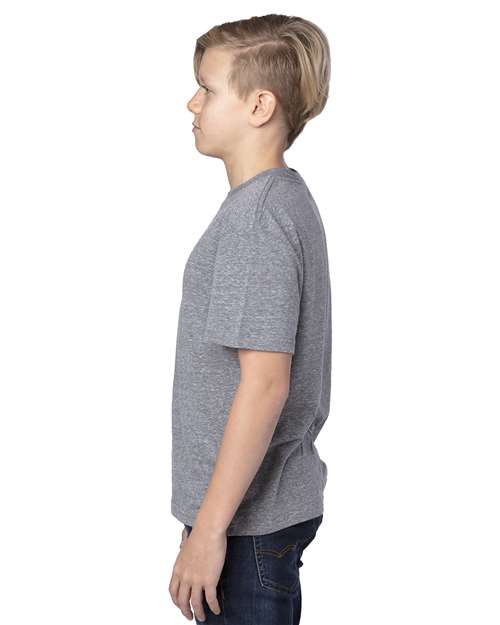 Threadfast Apparel 602A Youth Triblend T-Shirt #color_GREY TRIBLEND