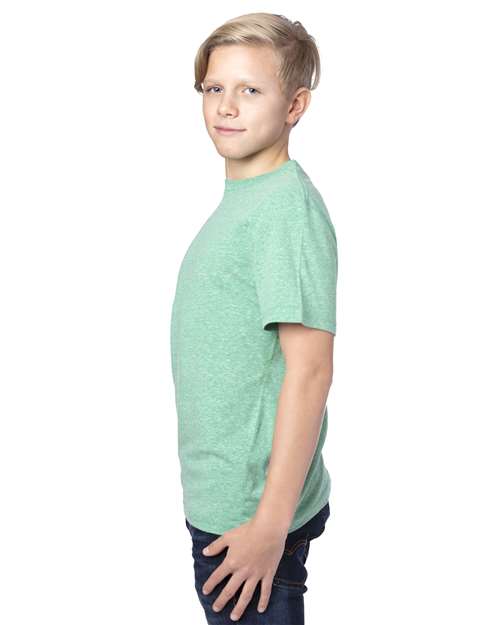 Threadfast Apparel 602A Youth Triblend T-Shirt #color_GREEN TRIBLEND