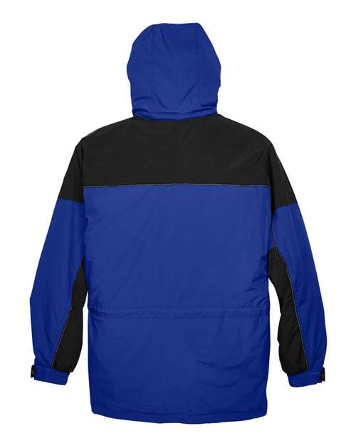 North End 88006 Adult 3-in-1 Two-Tone Parka #color_ROYAL COBALT