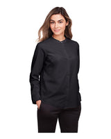 North End NE500W Ladies' Borough Stretch Performance Shirt #color_BLACK