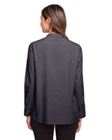 North End NE500W Ladies' Borough Stretch Performance Shirt #color_CARBON