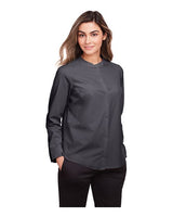 North End NE500W Ladies' Borough Stretch Performance Shirt #color_CARBON