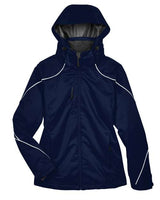 North End 78196 Ladies' Angle 3-in-1 Jacket with Bonded Fleece Liner #color_NIGHT