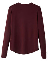 North End NE400W Ladies' Jaq Snap-Up Stretch Performance Pullover #color_BURGUNDY