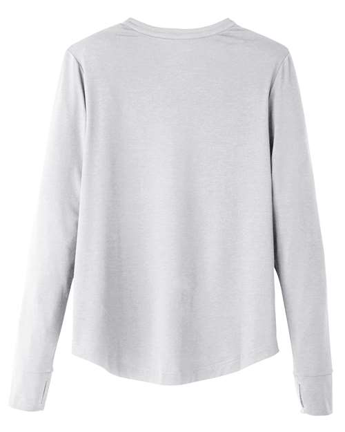 North End NE400W Ladies' Jaq Snap-Up Stretch Performance Pullover #color_PLATINUM