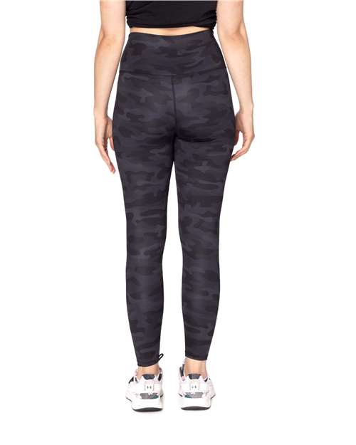Threadfast Apparel 280L Ladies' Impact Leggings #color_DARK CAMO