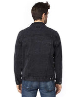 Threadfast Apparel 370J Unisex Denim Jacket #color_BLACK DENIM
