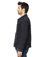 Threadfast Apparel 370J Unisex Denim Jacket #color_BLACK DENIM
