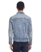 Threadfast Apparel 370J Unisex Denim Jacket #color_LIGHT DENIM