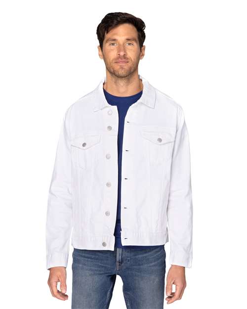 Threadfast Apparel 370J Unisex Denim Jacket #color_OFF WHITE DENIM