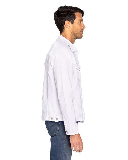 Threadfast Apparel 370J Unisex Denim Jacket #color_OFF WHITE DENIM