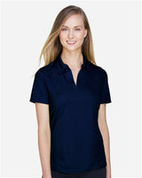 North End 78632 Ladies' Recycled Polyester Performance Piqu Polo #color_NIGHT