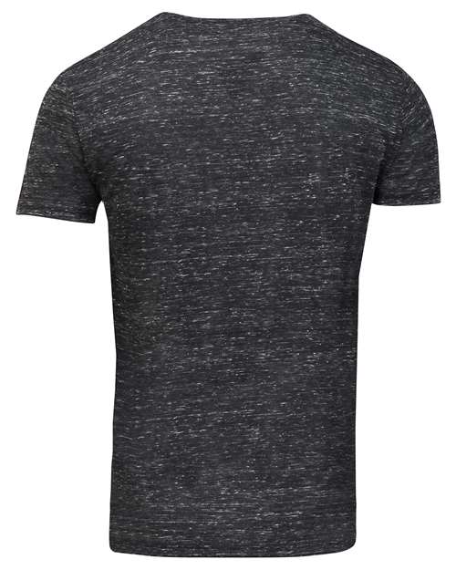 Threadfast Apparel 104A Men's Blizzard Jersey Short-Sleeve T-Shirt #color_BLACK BLIZZARD