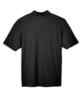 North End 88632 Men's Recycled Polyester Performance Piqu Polo #color_BLACK