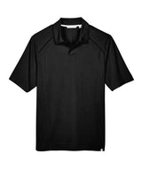 North End 88632 Men's Recycled Polyester Performance Piqu Polo #color_BLACK