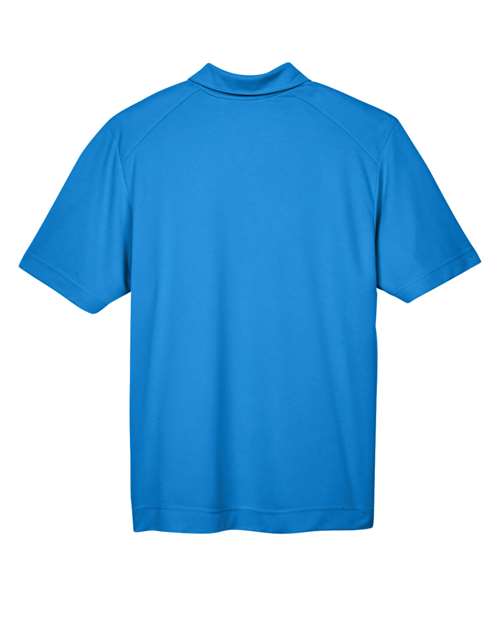 North End 88632 Men's Recycled Polyester Performance Piqu Polo #color_LT NAUTICAL BLU