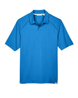 North End 88632 Men's Recycled Polyester Performance Piqu Polo #color_LT NAUTICAL BLU