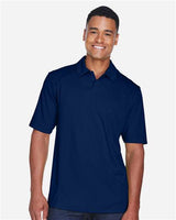 North End 88632 Men's Recycled Polyester Performance Piqu Polo #color_NIGHT