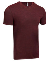 Threadfast Apparel 115A Unisex Cross Dye Short-Sleeve T-Shirt #color_BLACK CHERRY