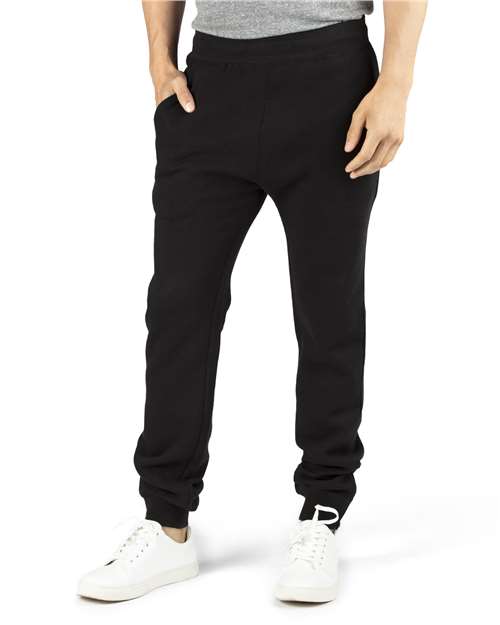 Threadfast Apparel 320P Unisex Ultimate Fleece Jogger Pant #color_BLACK