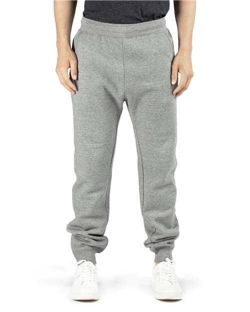 Threadfast Apparel 320P Unisex Ultimate Fleece Jogger Pant #color_HEATHER GREY