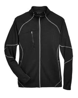 North End 88174 Men's Gravity Performance Fleece Jacket #color_BLACK