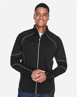 North End 88174 Men's Gravity Performance Fleece Jacket #color_BLACK