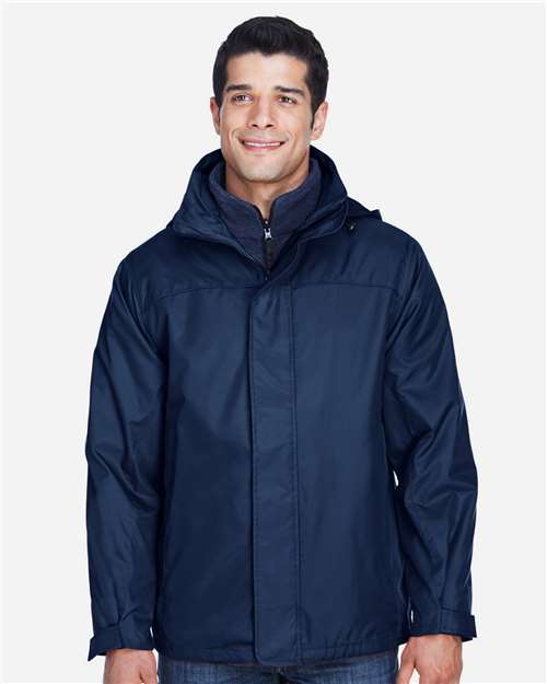 North End 88130 Adult 3-in-1 Jacket #color_MIDNIGHT NAVY