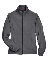 UltraClub 8481 Ladies' Iceberg Fleece Full-Zip Jacket #color_CHARCOAL