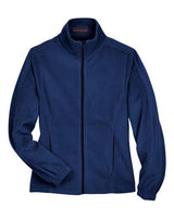 UltraClub 8481 Ladies' Iceberg Fleece Full-Zip Jacket #color_NAVY