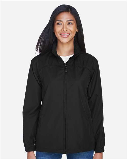 North End 78032 Ladies' Techno Lite Jacket #color_BLACK
