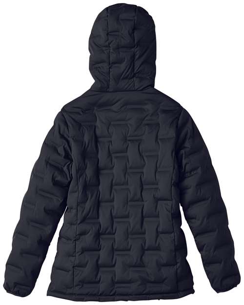North End NE708W Ladies' Loft Puffer Jacket #color_BLACK/ CARBON
